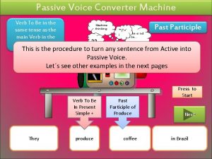 Active to passive voice converter