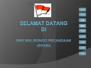 Home Provil SELAMAT DATANG DI Visi Misi Program