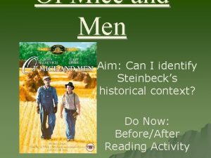 Of mice and men poem
