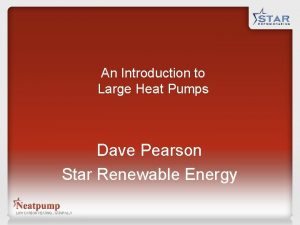 Dave pearson star renewable energy