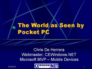 Pocket pc 2000