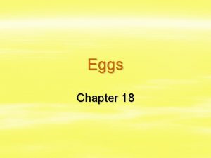 Eggs Chapter 18 Terms to Know Candling Emulsion