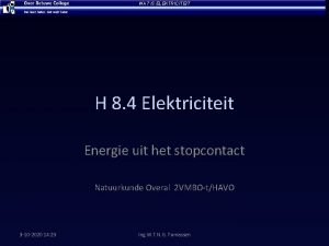 00 25 WAT IS ELEKTRICITEIT H 8 4