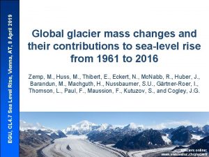 EGU CL 4 7 Sea Level Rise Vienna