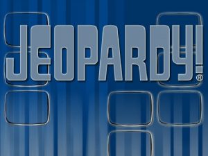 Common jeopardy categories