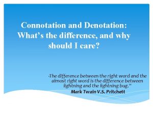 Connotation and denotation of blue Connotation and denotation of blue