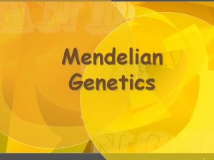 Mendel's law of dominance