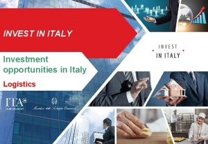 Investment opportunities in italy
