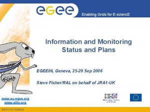 Enabling Grids for Escienc E Information and Monitoring