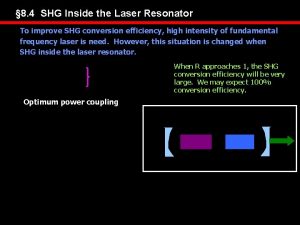 8 4 SHG Inside the Laser Resonator To