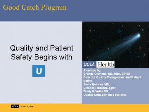 Good catch program Good catch program