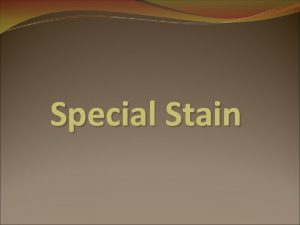 Mpo stain principle