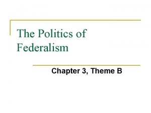 Whats fiscal federalism