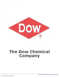 Dow chemical slogan