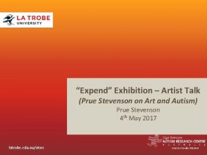 Expend Exhibition Artist Talk Prue Stevenson on Art