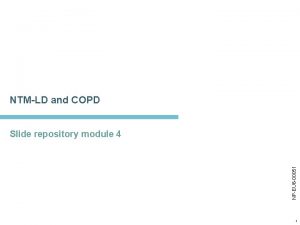 NTMLD and COPD NPEU 6 00051 Slide repository