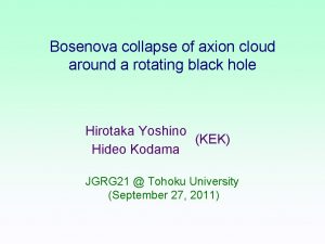 Bosenova collapse of axion cloud around a rotating