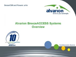 Alvarion breeze access