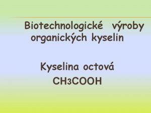 Kyselina octov Kyselina octov