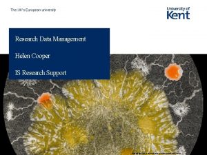 The UKs European university Research Data Management Helen