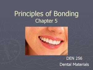 Covalent bonding teeth