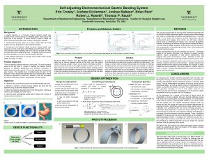 Selfadjusting Electromechanical Gastric Banding System 1 1 2