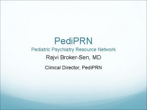 National network of child psychiatry access programs