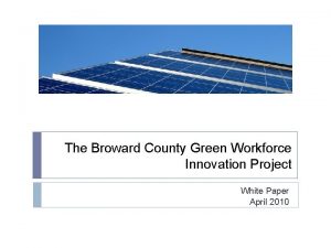 Broward county pace program