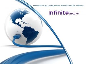 Presentation by Tawfiq Badran 2012 EFILE for Software