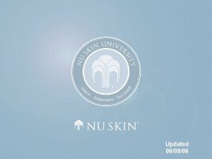 EXIT Updated 060906 2001 Nu Skin International Inc