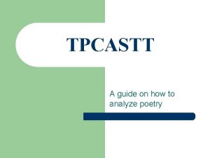 Tpcastt meaning