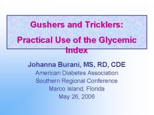 Low glycemic index foods list pdf india