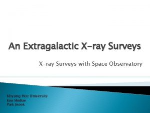 An Extragalactic Xray Surveys with Space Observatory Khyung