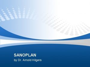 SANOPLAN by Dr Arnold Hilgers Chronic Fatigue Immune