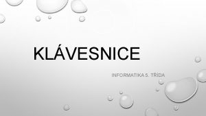 Klvesnice