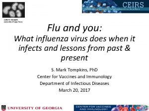 Linda M Stannard University of Cape Town Flu