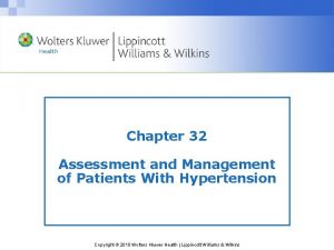 Chapter 32 Assessment and Management of Patients With