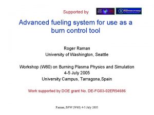 Advanced fueling systems