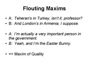 Maxims turkey