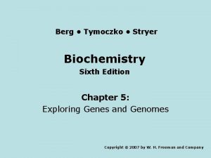 Berg Tymoczko Stryer Biochemistry Sixth Edition Chapter 5