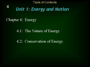 What are the main forms of energy