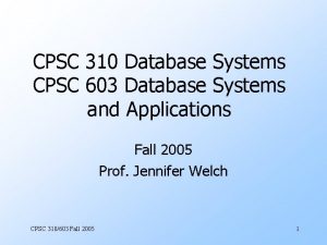 Cpsc 310