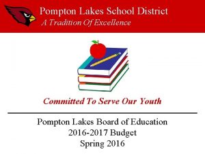 Pompton lakes school district nj