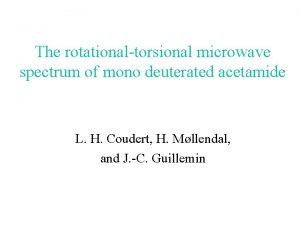 The rotationaltorsional microwave spectrum of mono deuterated acetamide