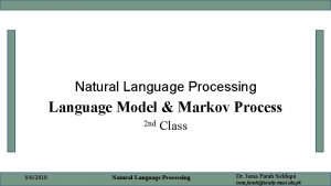 Markov chain natural language processing