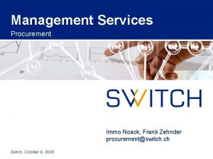 Management Services Procurement Immo Noack Frank Zehnder procurementswitch