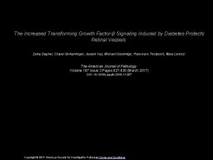 The Increased Transforming Growth Factor Signaling Induced by