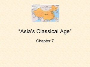 Asias Classical Age Chapter 7 The Feudal System