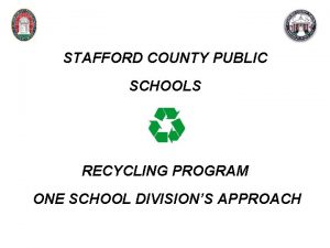 Stafford county recycling