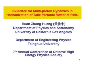 Evidence for Multiparton Dynamics in Hadronization of Bulk